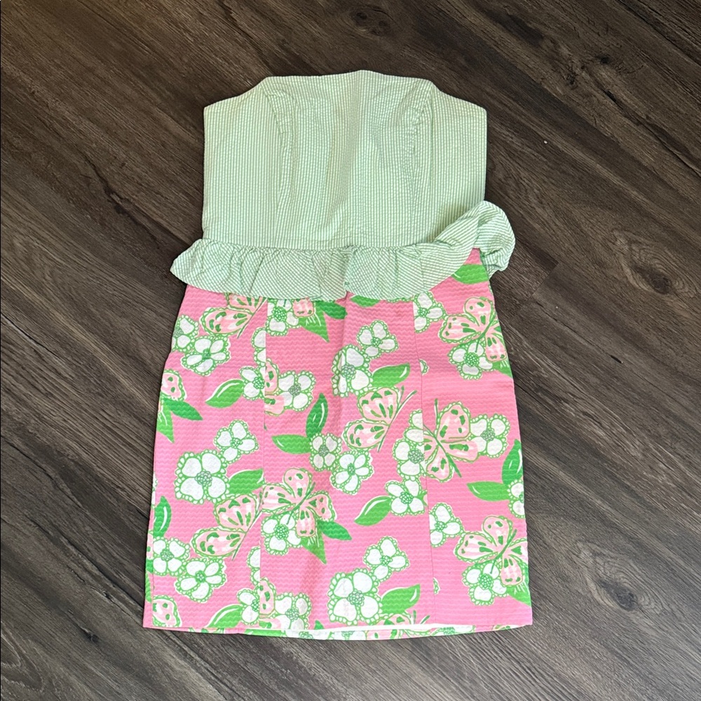 Floral Pink and Green Lilly Pulitzer